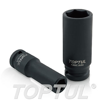 1/2" DR. 6PT Flank Deep Impact Sockets - SAE