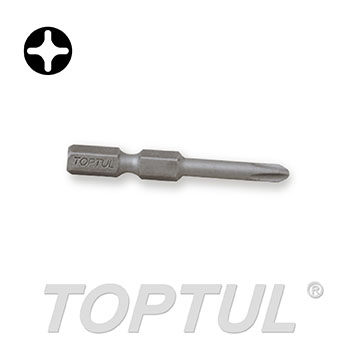 1/4" Hex Shank Phillips Magnetic Power Screwdriver Bits (50mm)