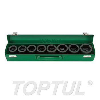 Toptul GDAD0801CR-MO 8-piece 3/4-inch drive impact socket set
