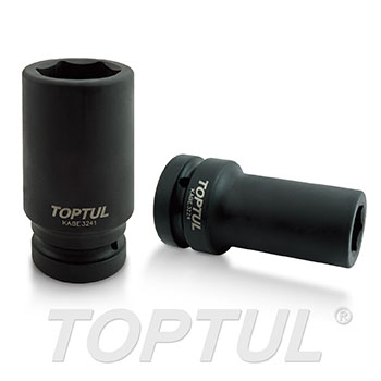 1" DR. 6PT Flank Deep Impact Sockets - METRIC