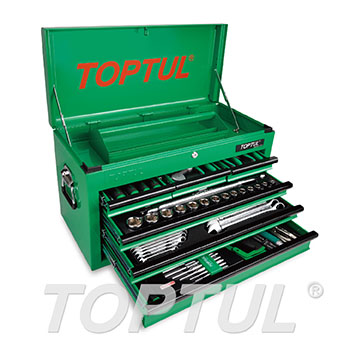 120PCS Professional Mechanics Tool Set W/6-Drawer Tool Chest