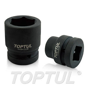 1" DR. 6PT Flank Impact Sockets - METRIC