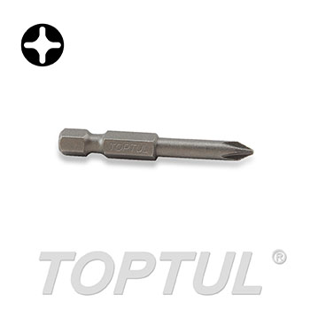 1/4" Hex Shank Phillips Power Screwdriver Bits (50mm)