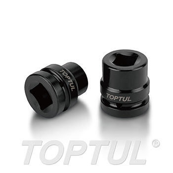 1" DR. Square Budd Wheel Impact Sockets (4PT)