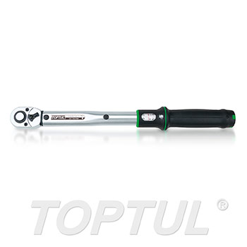 Toptul ANAM series micrometer adjustable click-type torque wrench with window scale display