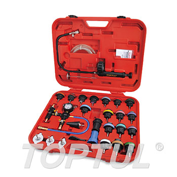 28PCS Universal Radiator Pressure Tester & Vacuum Type Cooling System Kit