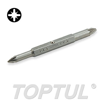 1/4" Hex Shank Double End Pozi Screwdriver Bits
