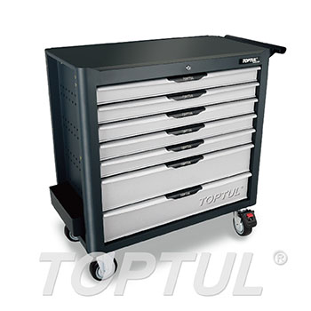 7-Drawer Mobile Tool Trolley (Jumbo Model) - NEW PRO-LINE SERIES - GRAY