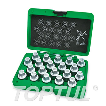 20PCS VW Wheel Lock Nut Key Set