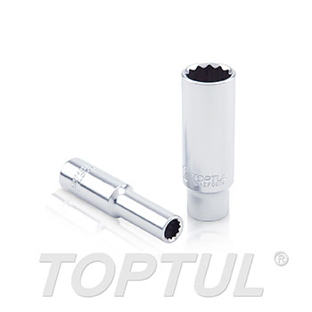 1/4" DR. 12PT Deep Sockets - METRIC
