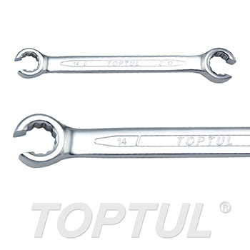 12PT - Flare Nut Wrench - METRIC (Satin Chrome Finished)