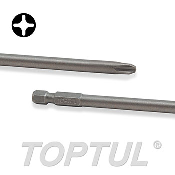 1/4" Hex Shank Phillips Power Screwdriver Bits (100mm)