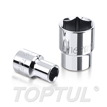 1/4" DR. 6PT Sockets - SAE