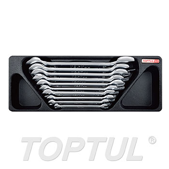 10PCS - Double Open End Wrench Set (METRIC)