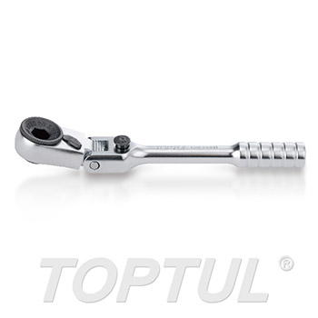 1/4" (H) Locking Flexible Head Mini Reversible Bit Ratchet Handle