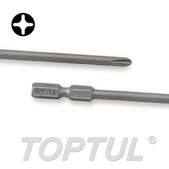1/4" Hex Shank Phillips Magnetic Power Screwdriver Bits (100mm)