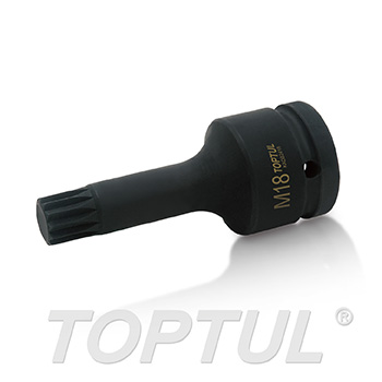 3/4" DR. Spline Bit Impact Socket