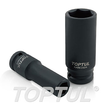1/2" DR. 6PT Flank Deep Impact Sockets - METRIC