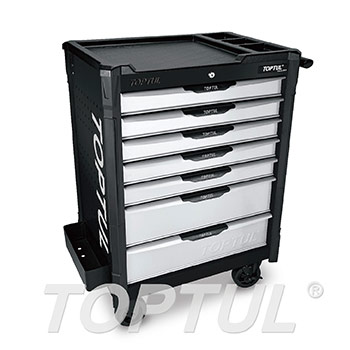7-Drawer Mobile Tool Trolley - BUMPER SERIES