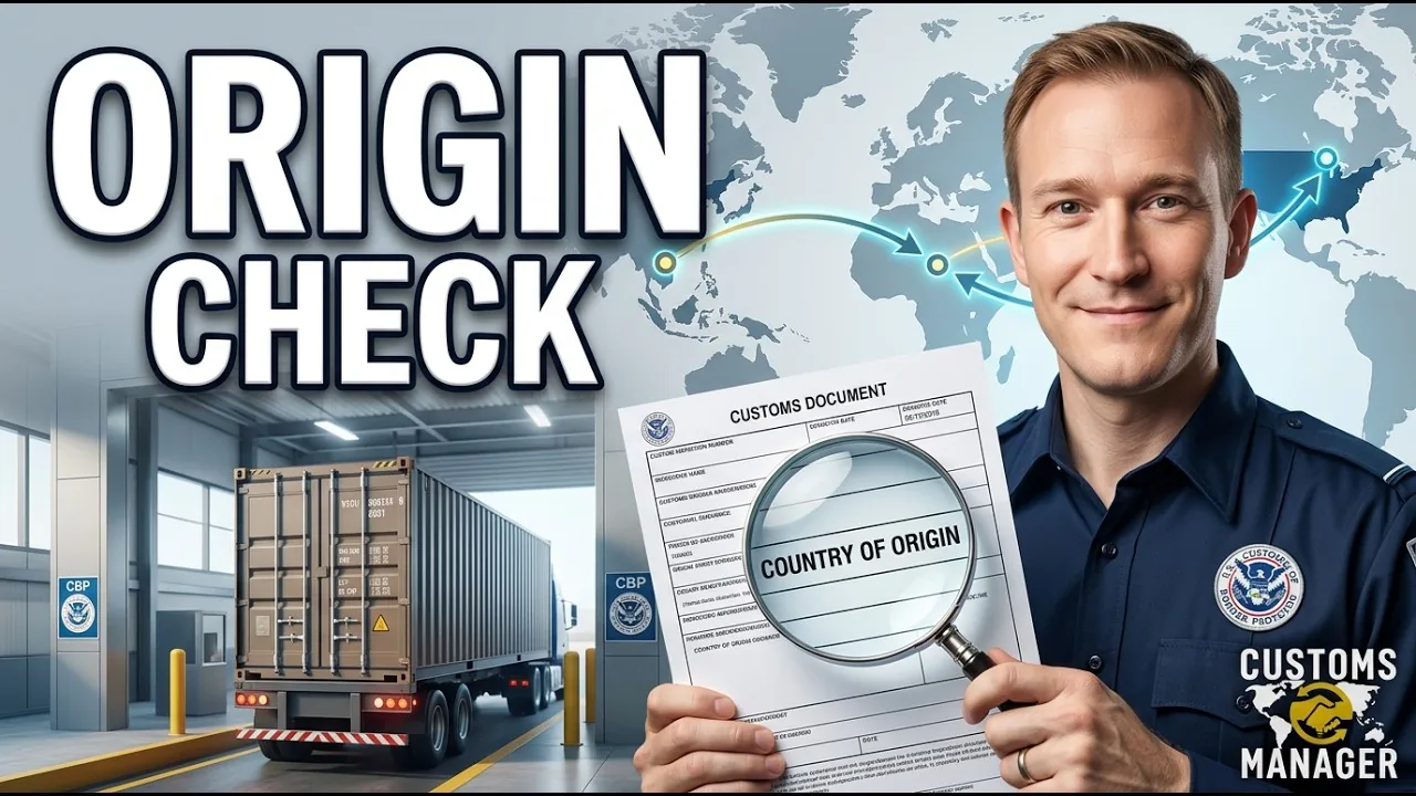 Title card reading 'U.S. Customs: Why Country of Origin Is Under More Scrutiny'