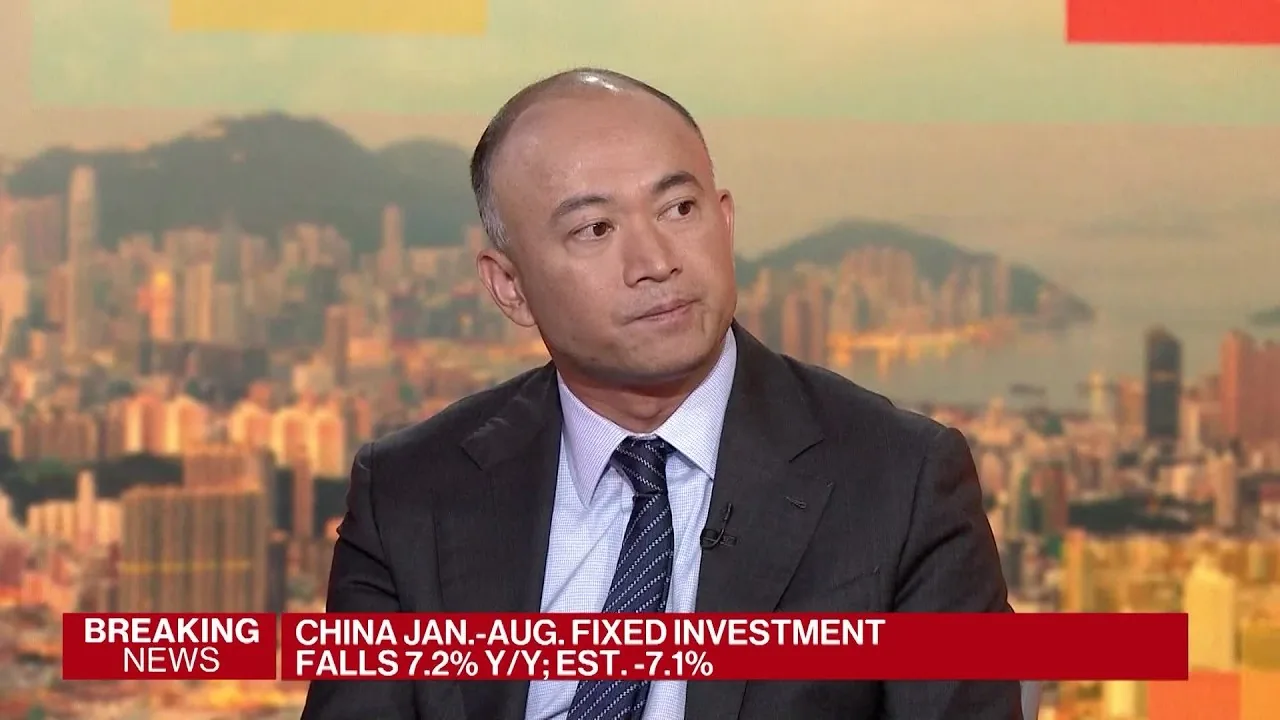 Bloomberg Television interview on AI and China's economy after the August release