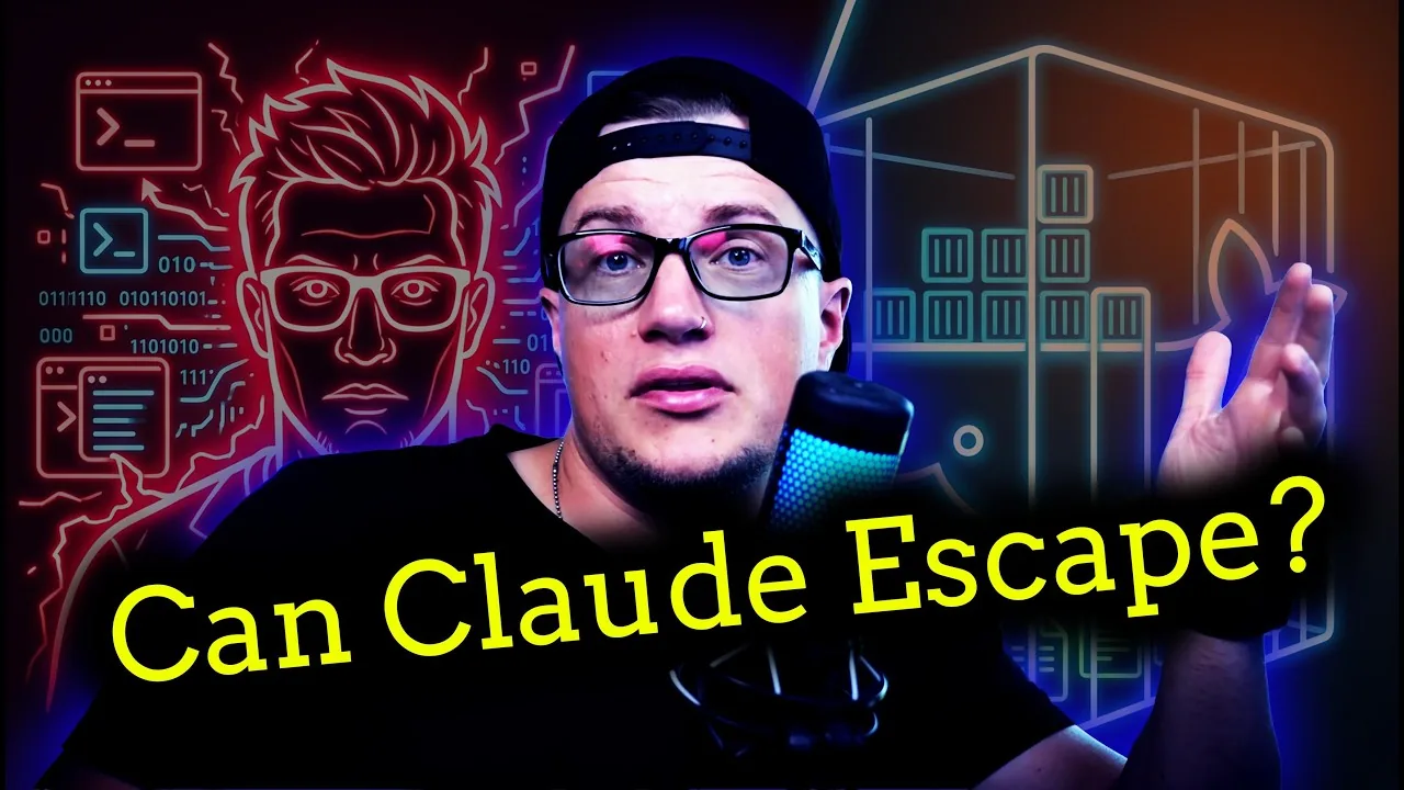 Thumbnail of a video on running Claude Code inside a Docker sandbox