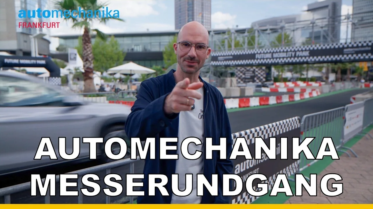 Walk-through of the Automechanika Frankfurt 2026 halls, filmed by an exhibitor