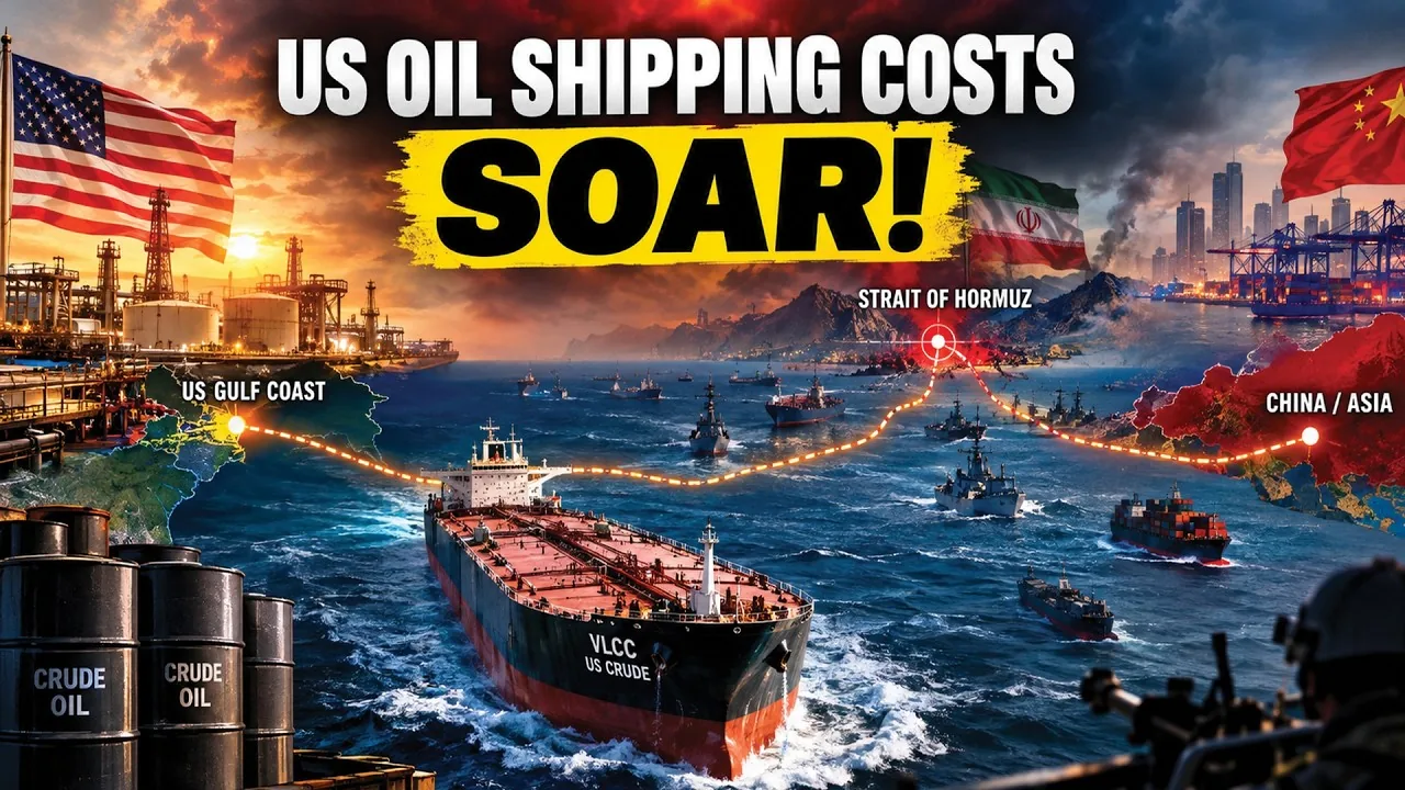 Commodity Today bulletin card on record shipping costs for US crude bound for Asia