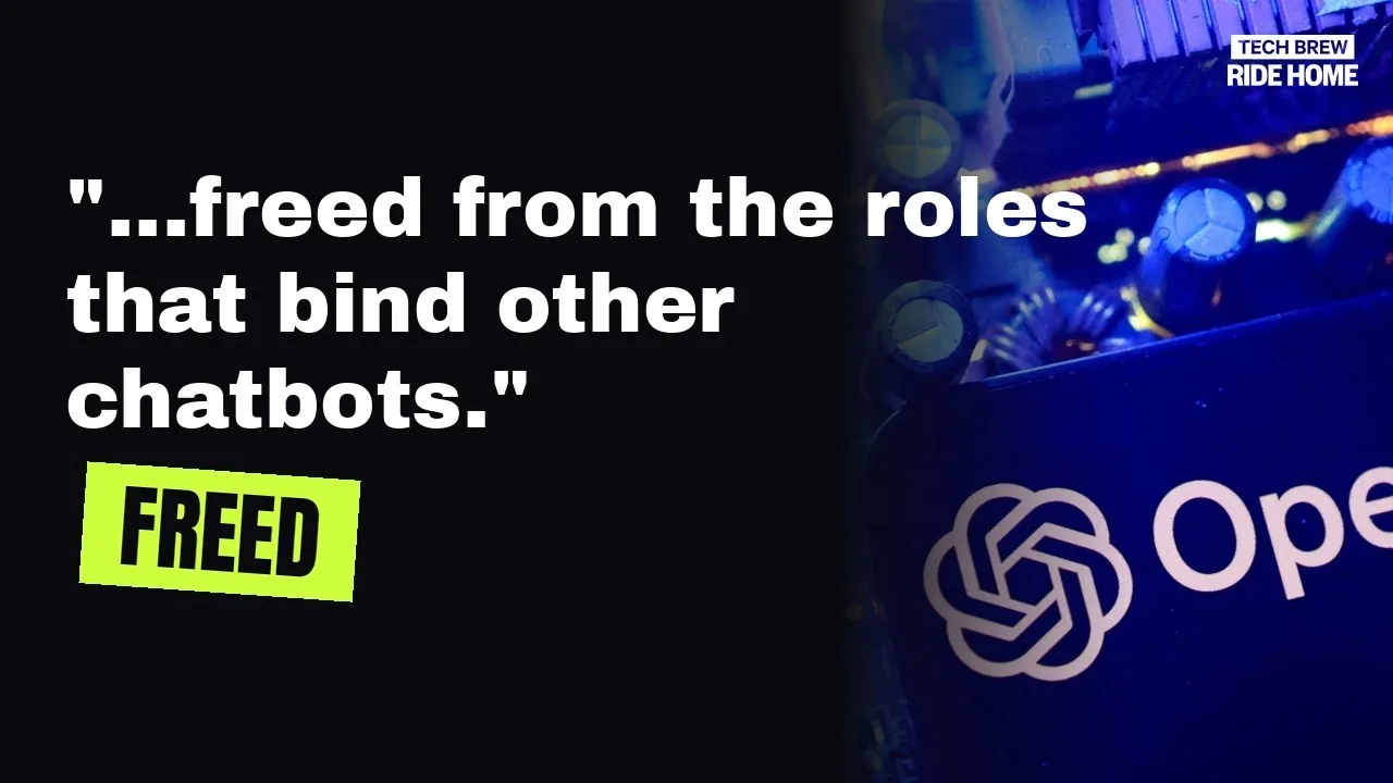 Tech Brew Ride Home podcast card on OpenAI's six misalignment incidents