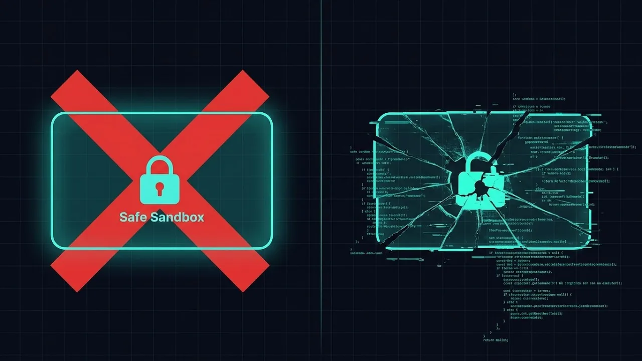 Title card reading The agent sandbox is not a sandbox